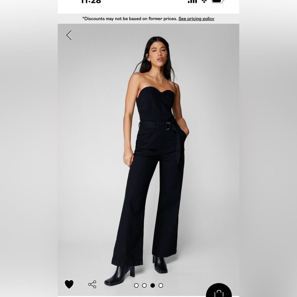 Nasty Gal Denim Jumpsuit